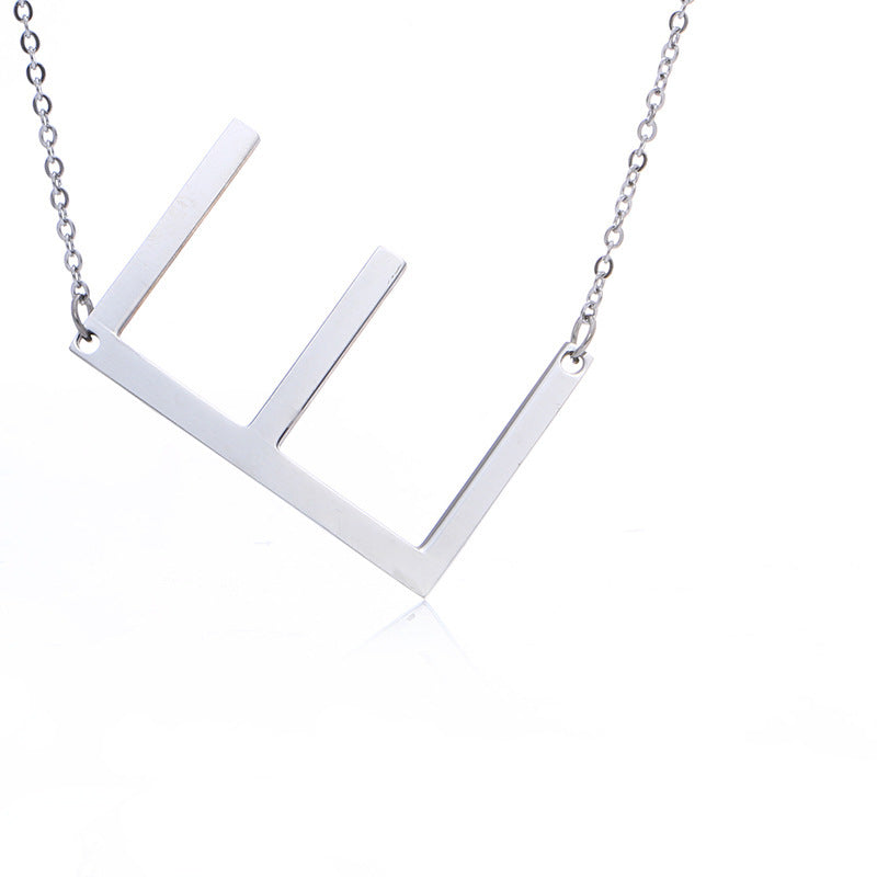 Customized Initial Letter Necklace