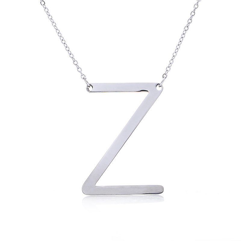 Customized Initial Letter Necklace