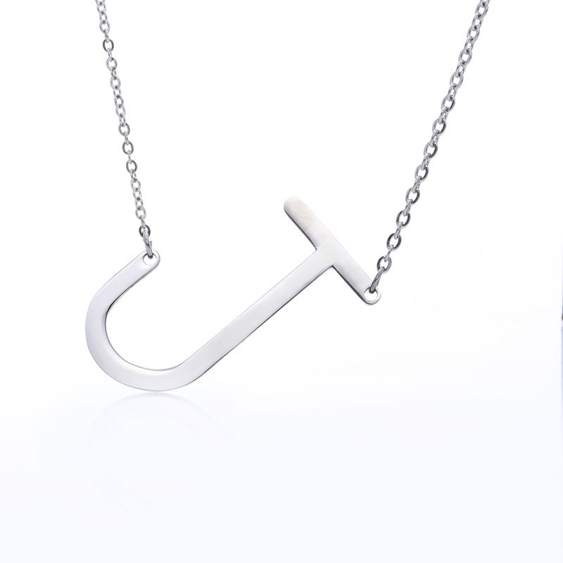 Customized Initial Letter Necklace