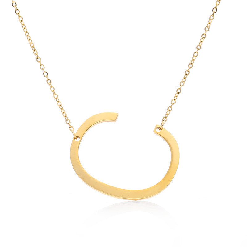 Customized Initial Letter Necklace