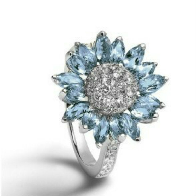 Everlasting Spring Sunflower Ring