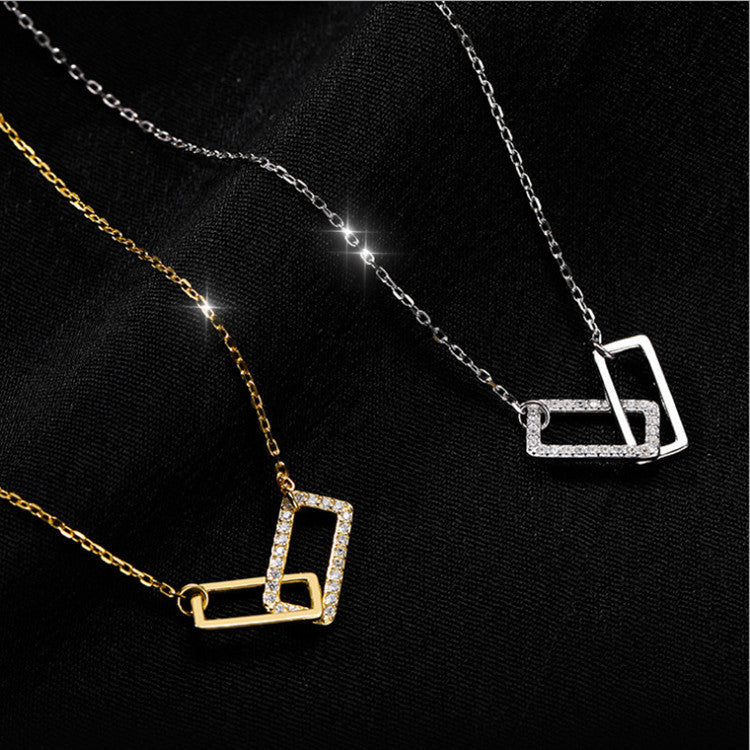 Hypnotic Double Frames Necklace