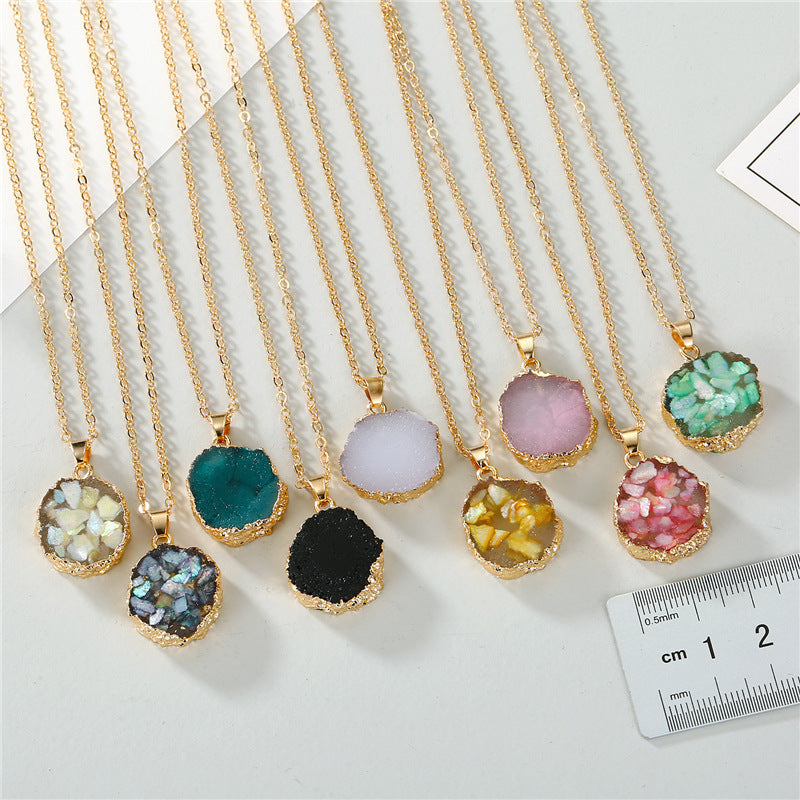 Twinkle Crystal Resin Necklace