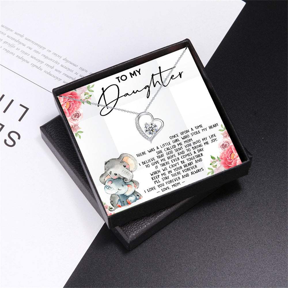 Personalized Light-kissed Heart Necklace