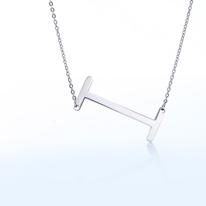 Customized Initial Letter Necklace