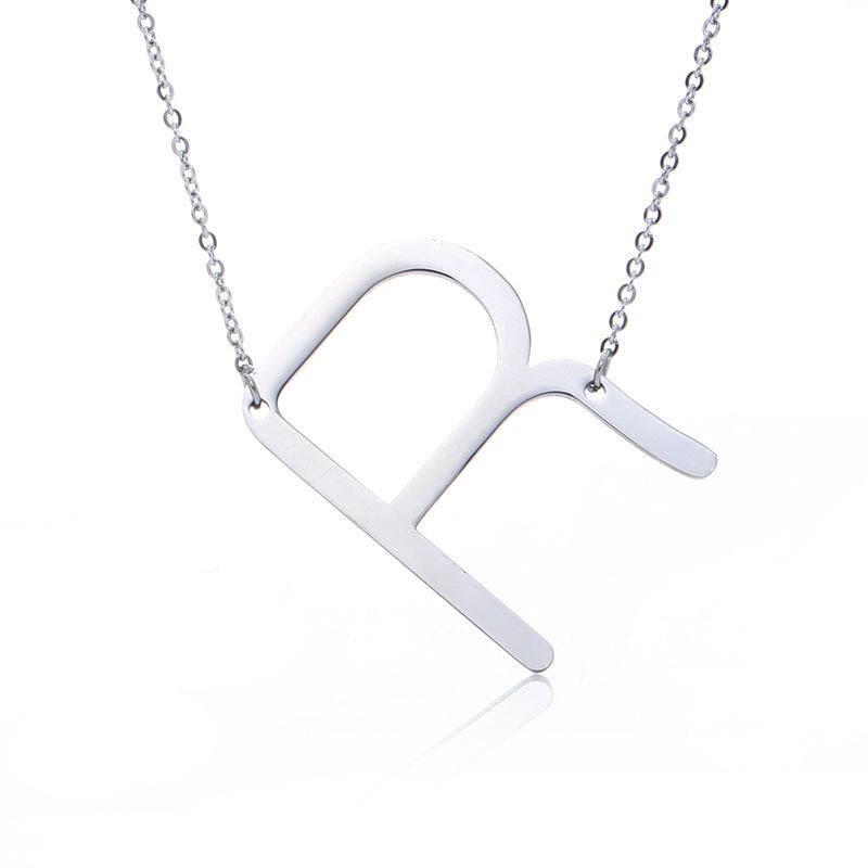 Customized Initial Letter Necklace