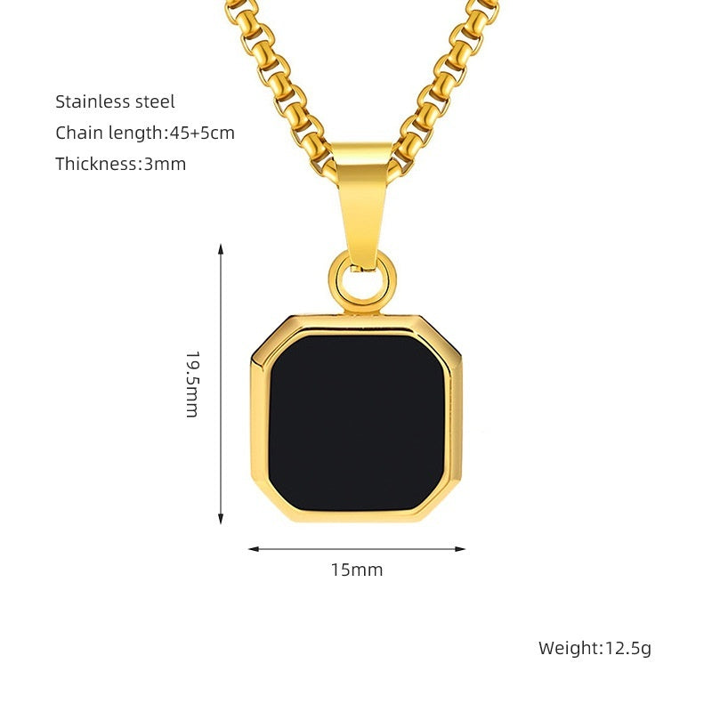 Grounded Square Necklace