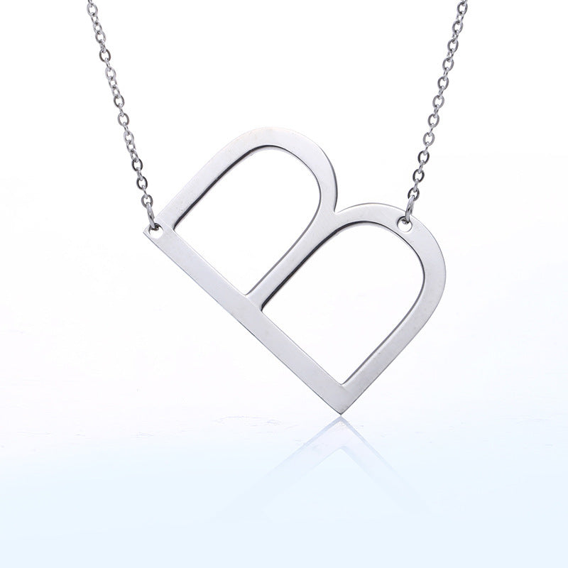 Customized Initial Letter Necklace