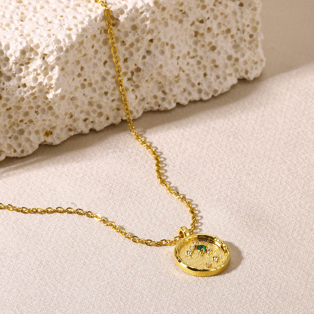 Brilliant Constellation Star Map Necklace