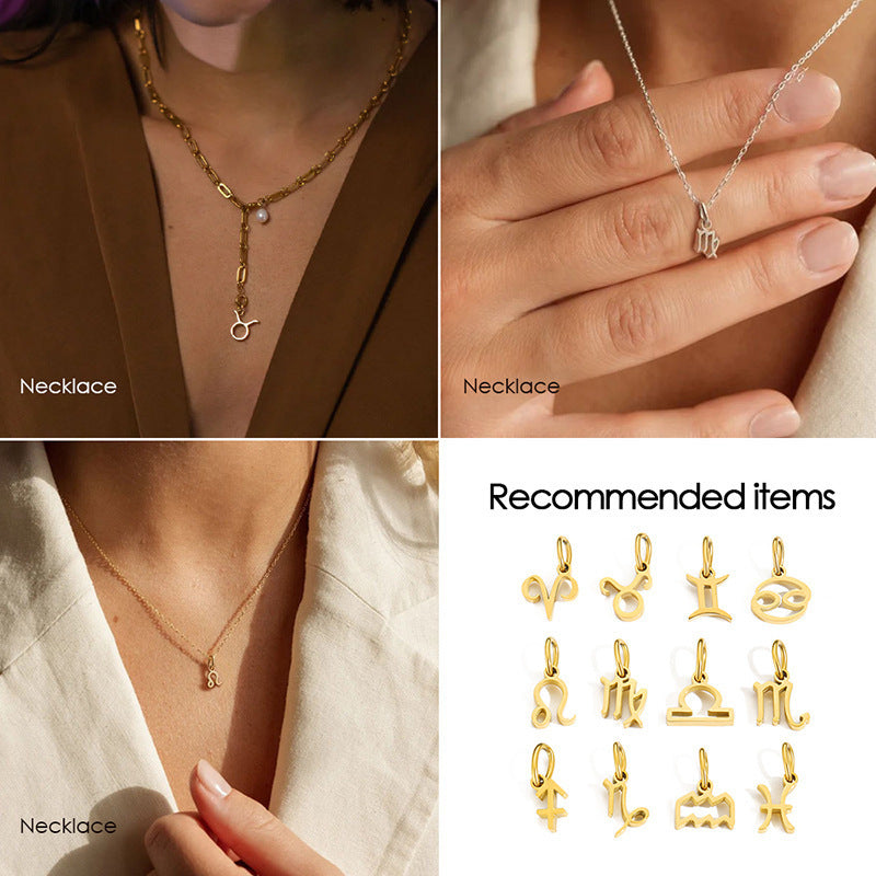 Shine-Bright Zodiac Constellation Pendant (WITHOUT Necklace)