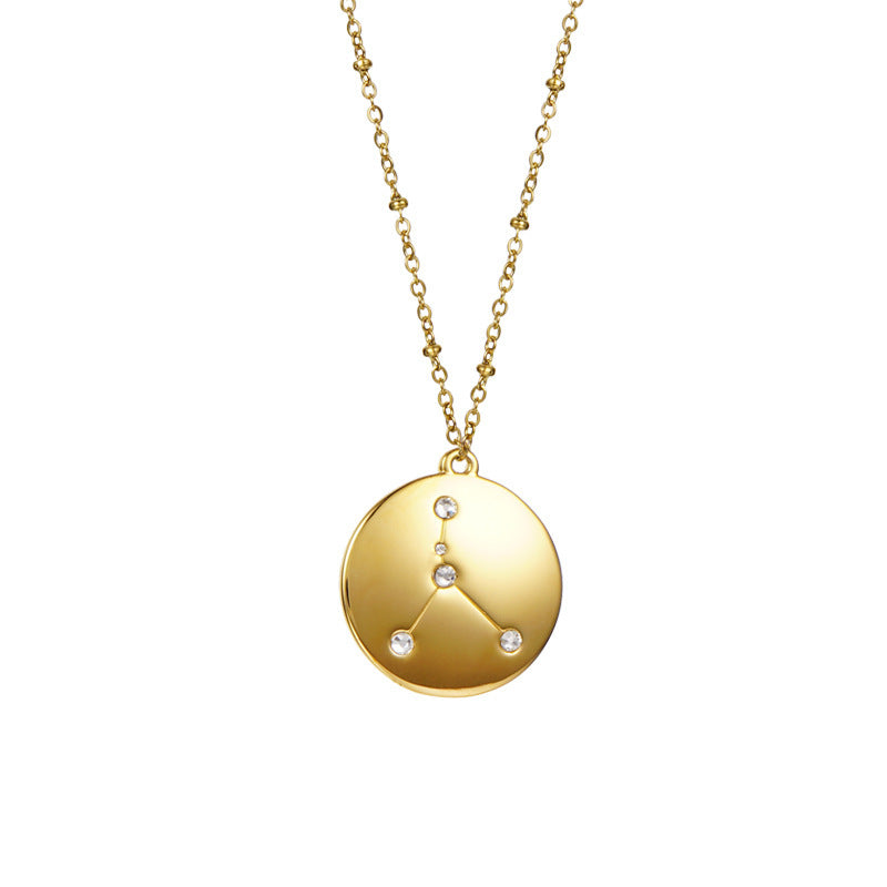 Hypnotic Constellation Round Necklace