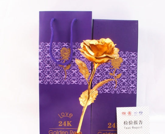 Glam Gold Rose Gift Box