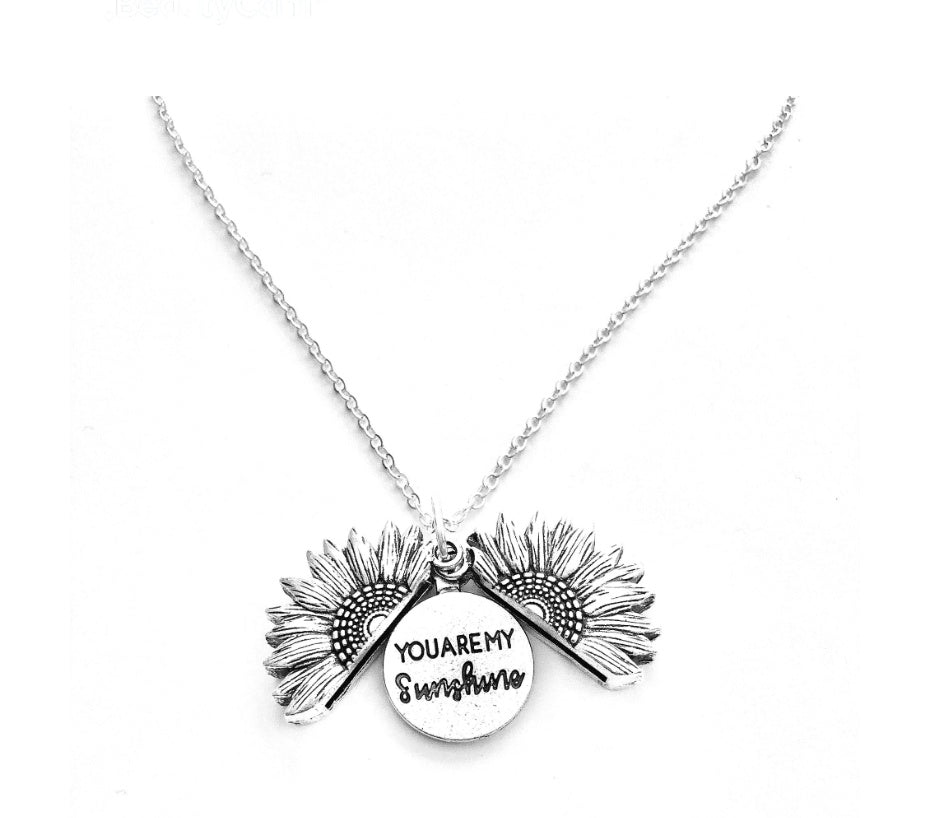 PRICES AMKE NO SENSE Radiating Sunflower Opening Necklace