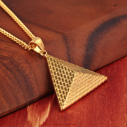 Luxe 3D Pyramid Necklace