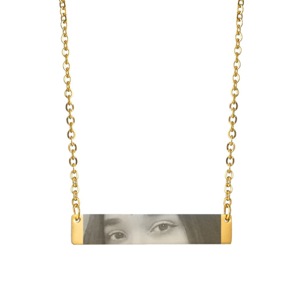 Customized Eyes Photo Necklace