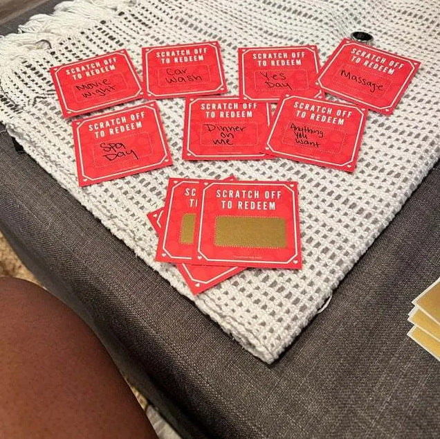 Love Scratch-off Custom DYI Gift Pouch