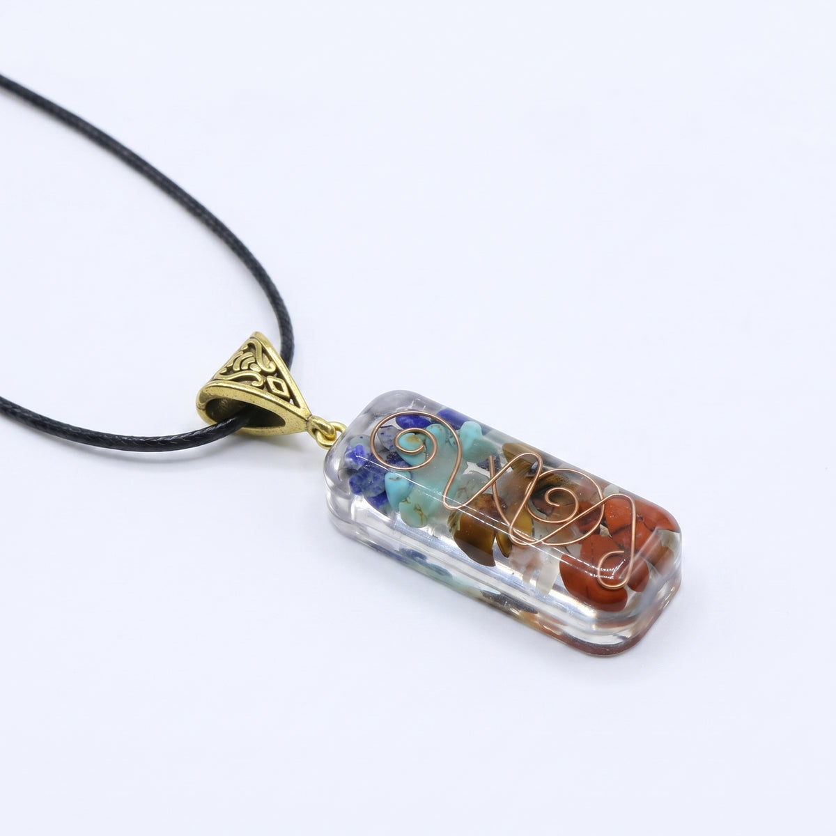 Earthbound Colorful Gravel Necklace