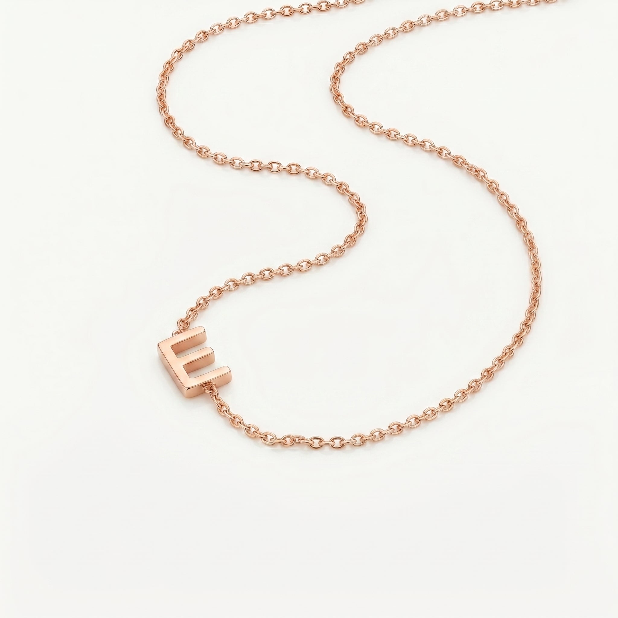Personalized Lustrous Letter Necklace | DESCRIPTION