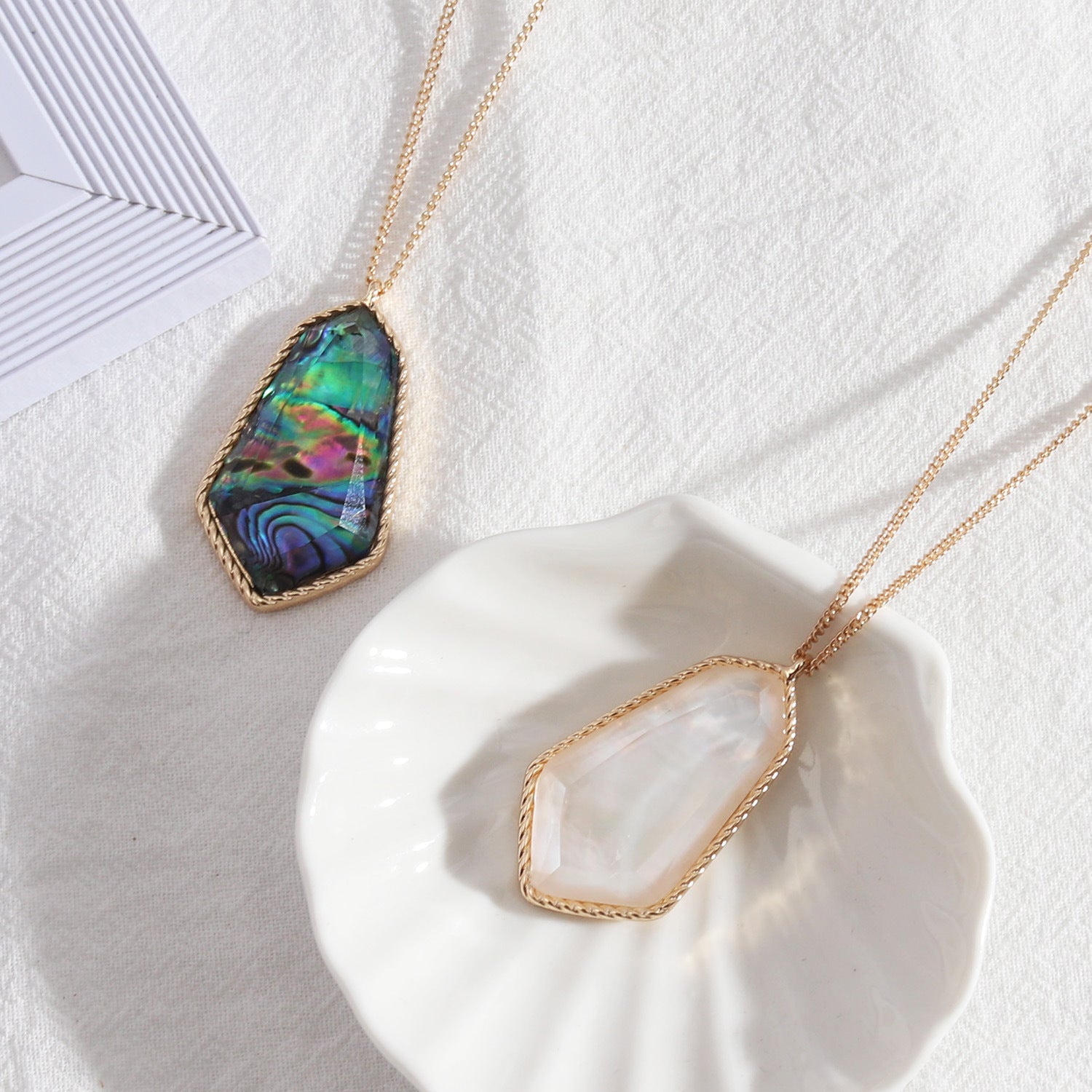 Moonbeam Abalone Shell Necklace