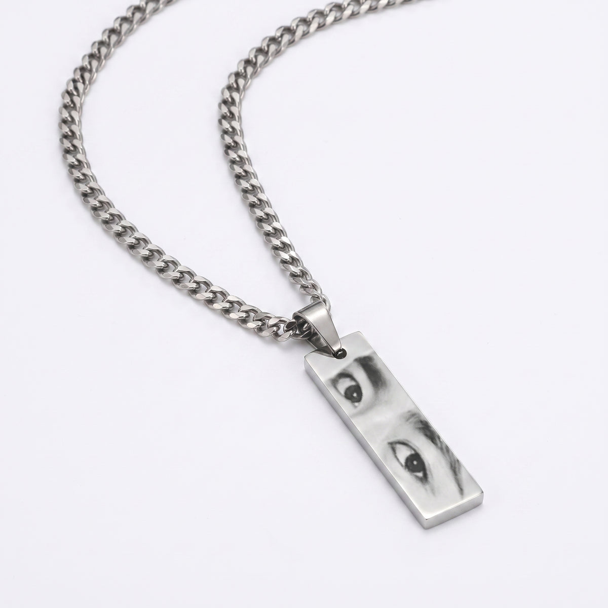 Customized Eyes Photo Necklace