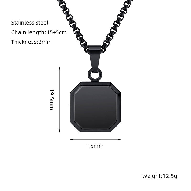 Grounded Square Necklace