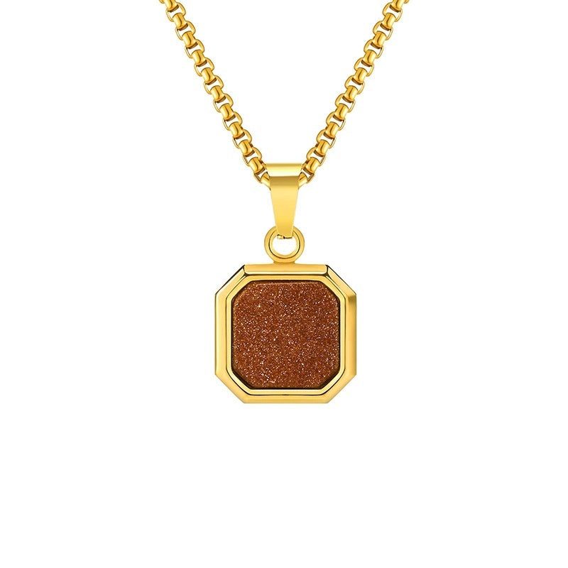 Grounded Square Necklace