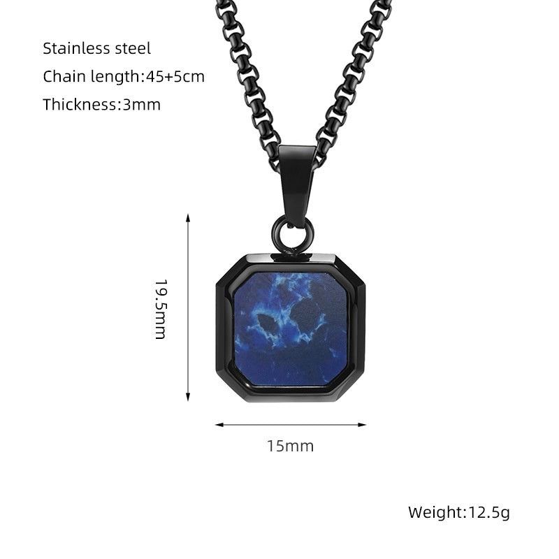 Grounded Square Necklace