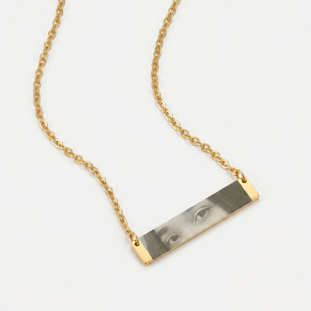 Customized Eyes Photo Necklace