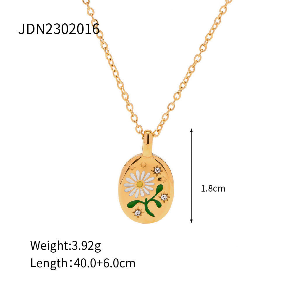 Blooming Wild Daisy Necklace