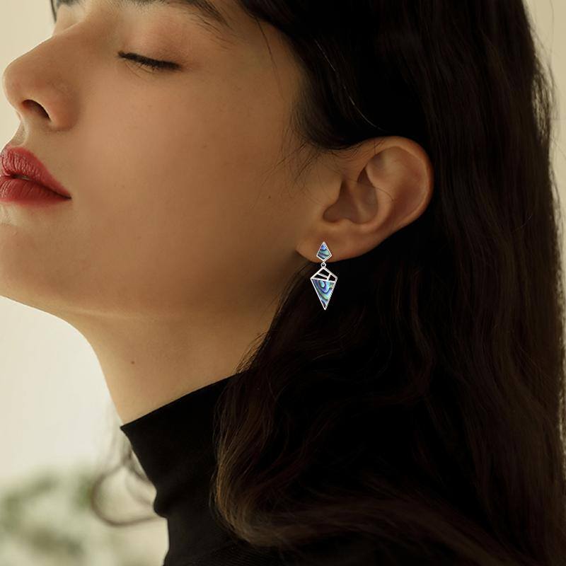 Crystalline Opal Dangle Earrings