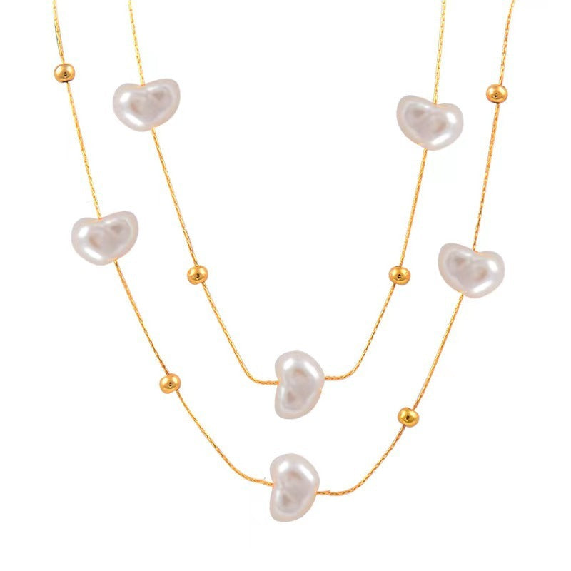 Graceful Baroque Pearl Necklace