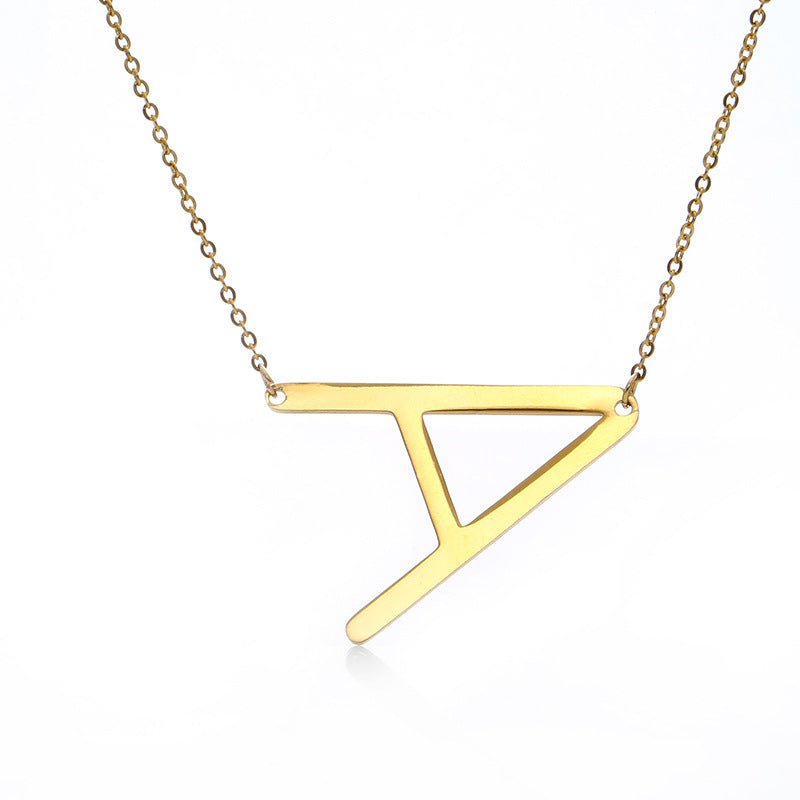 Customized Initial Letter Necklace
