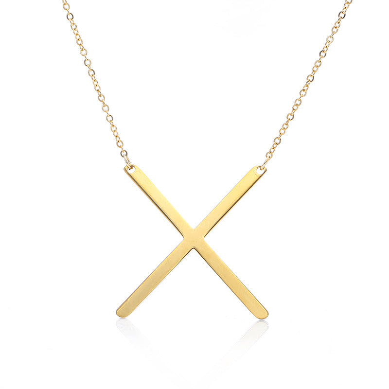 Customized Initial Letter Necklace