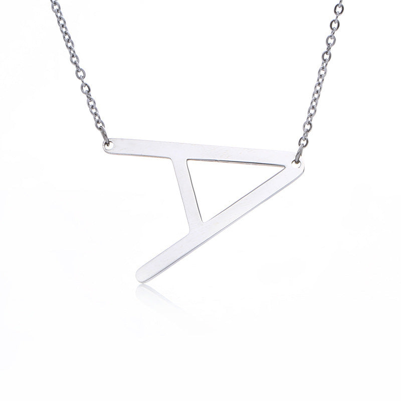 Customized Initial Letter Necklace