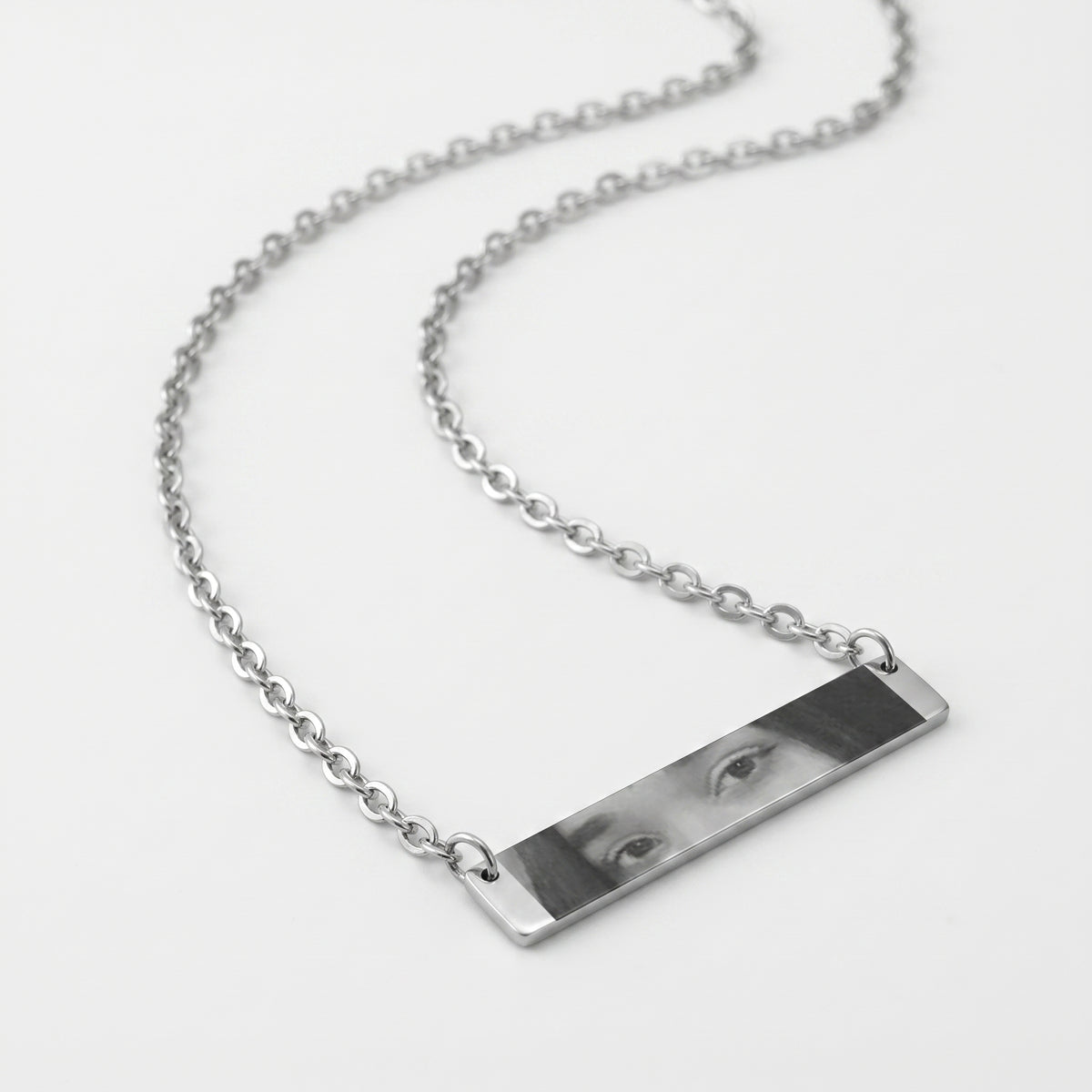 Customized Eyes Photo Necklace
