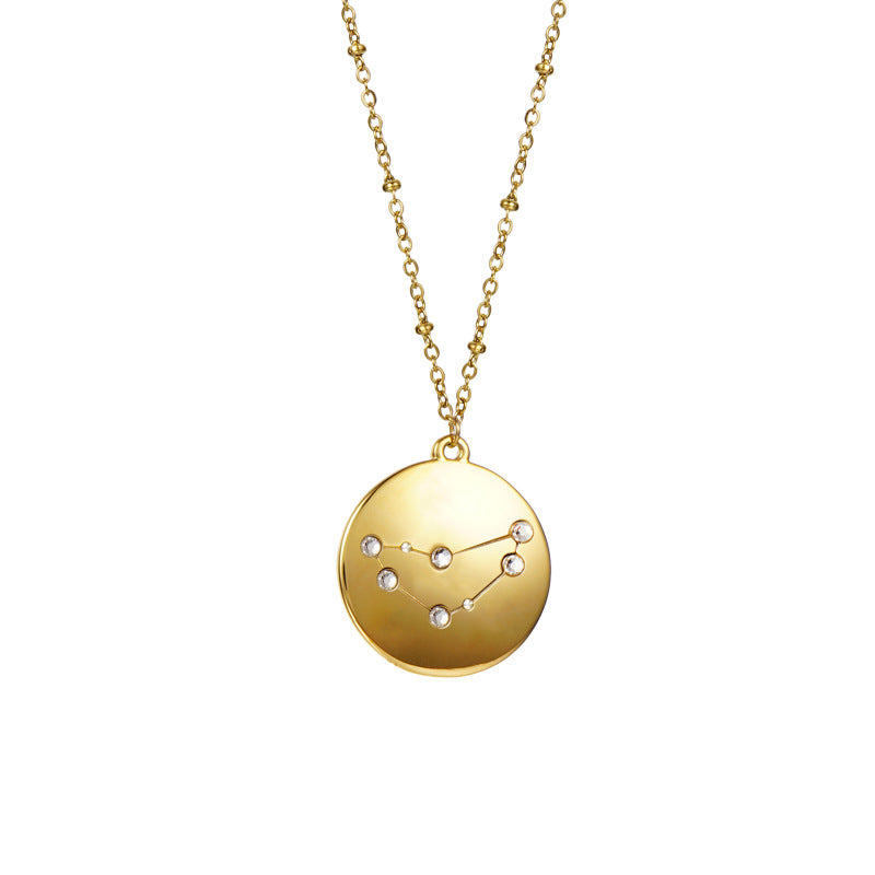 Hypnotic Constellation Round Necklace