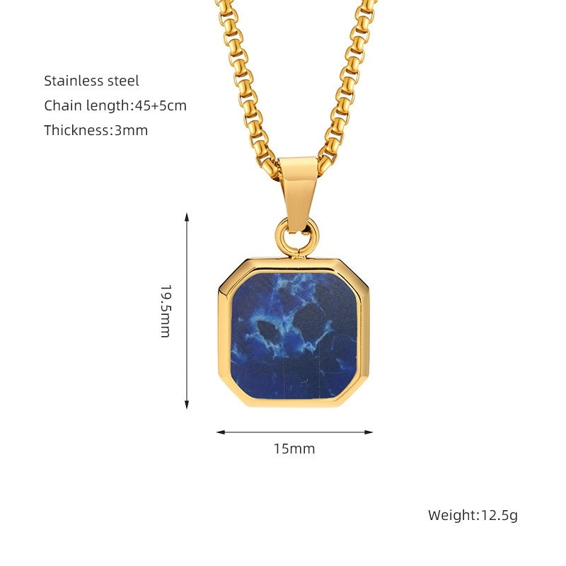 Grounded Square Necklace