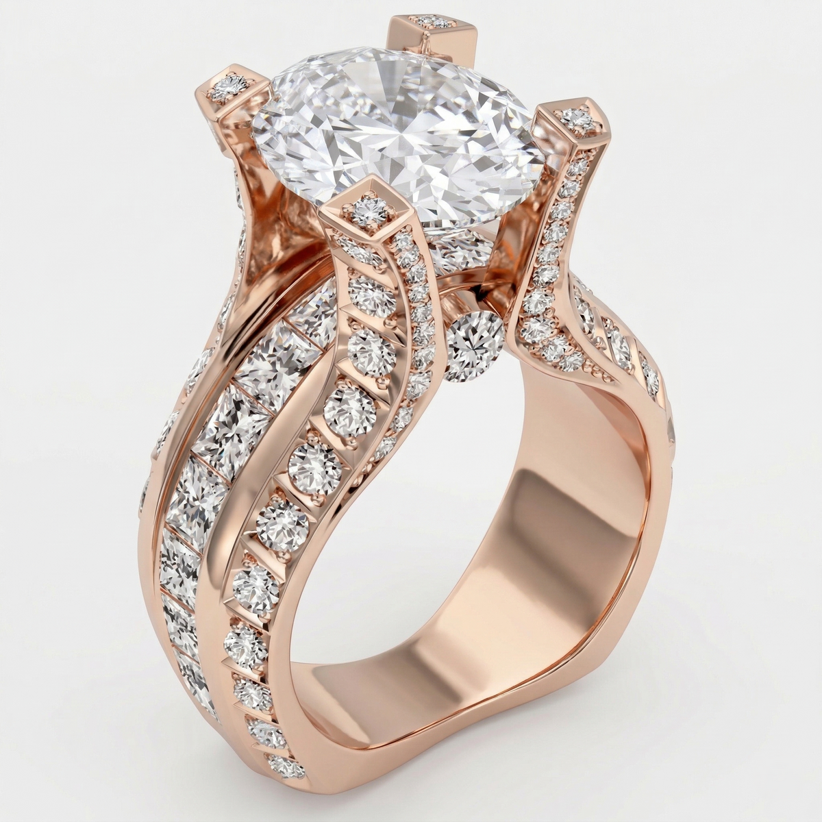 Oval Shaped Engagement Ring