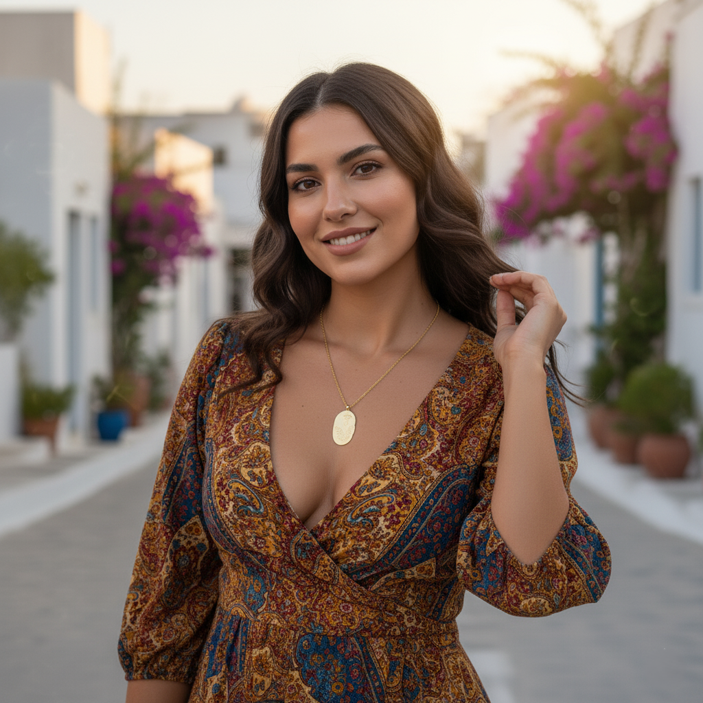 THINK WE HAVEStainless Steel December Flower Birth Necklace Month