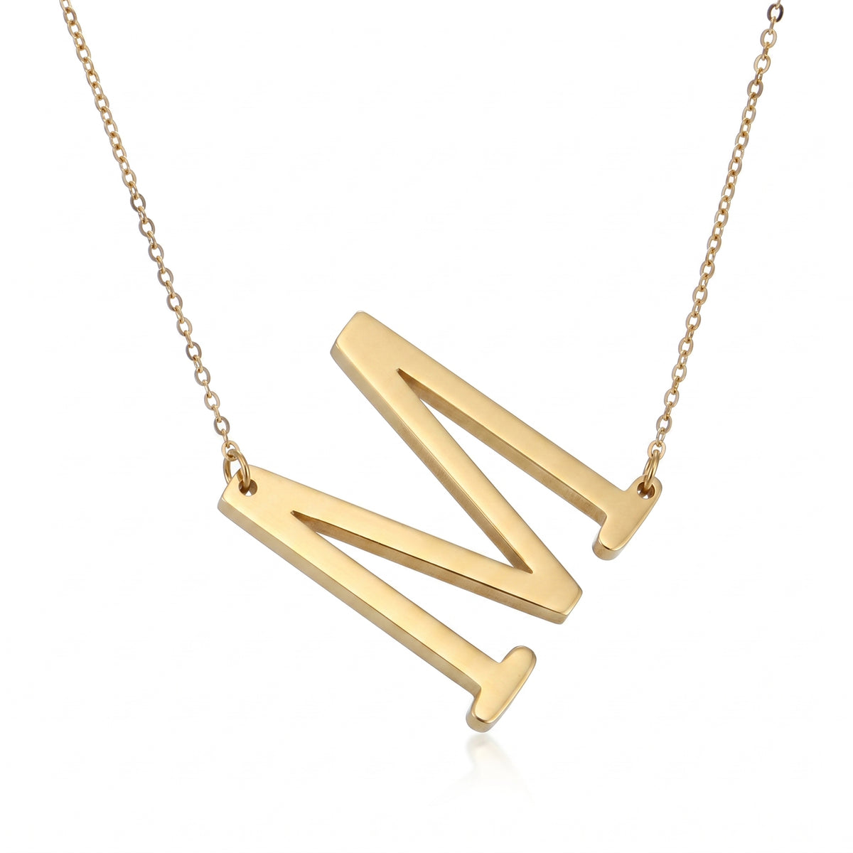 Customized Initial Letter Necklace