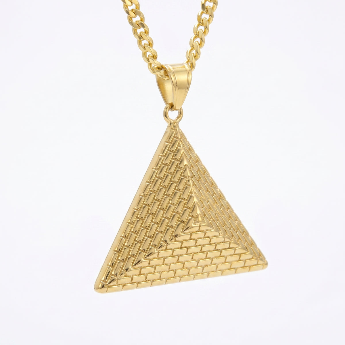 Luxe 3D Pyramid Necklace