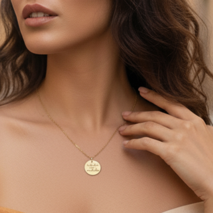 Inspirational Love & Friendship Necklace | DESCRIPTION | YANA AI MODEL FIX