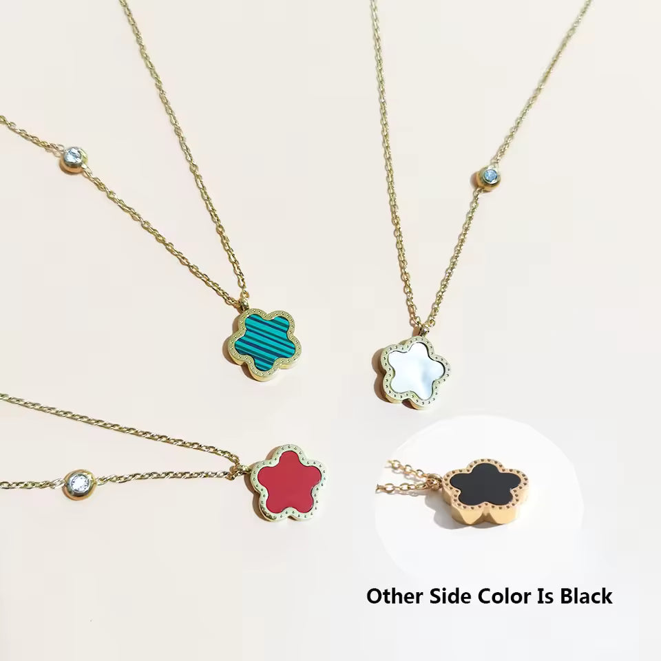 Serene Alhambra Flower Necklace