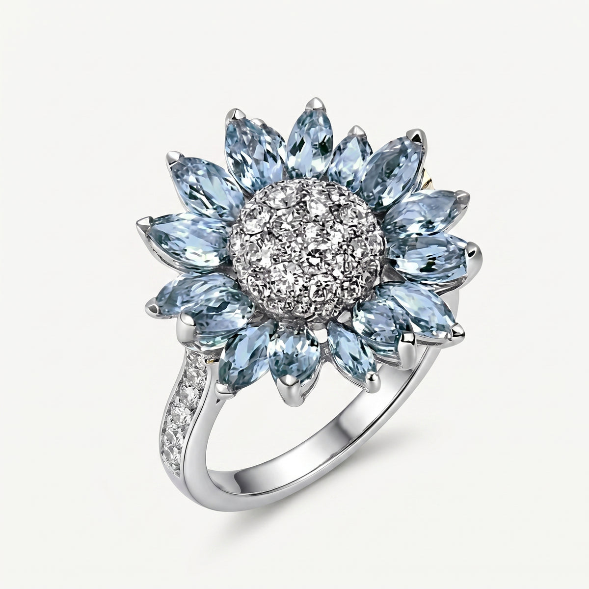 Everlasting Spring Sunflower Ring