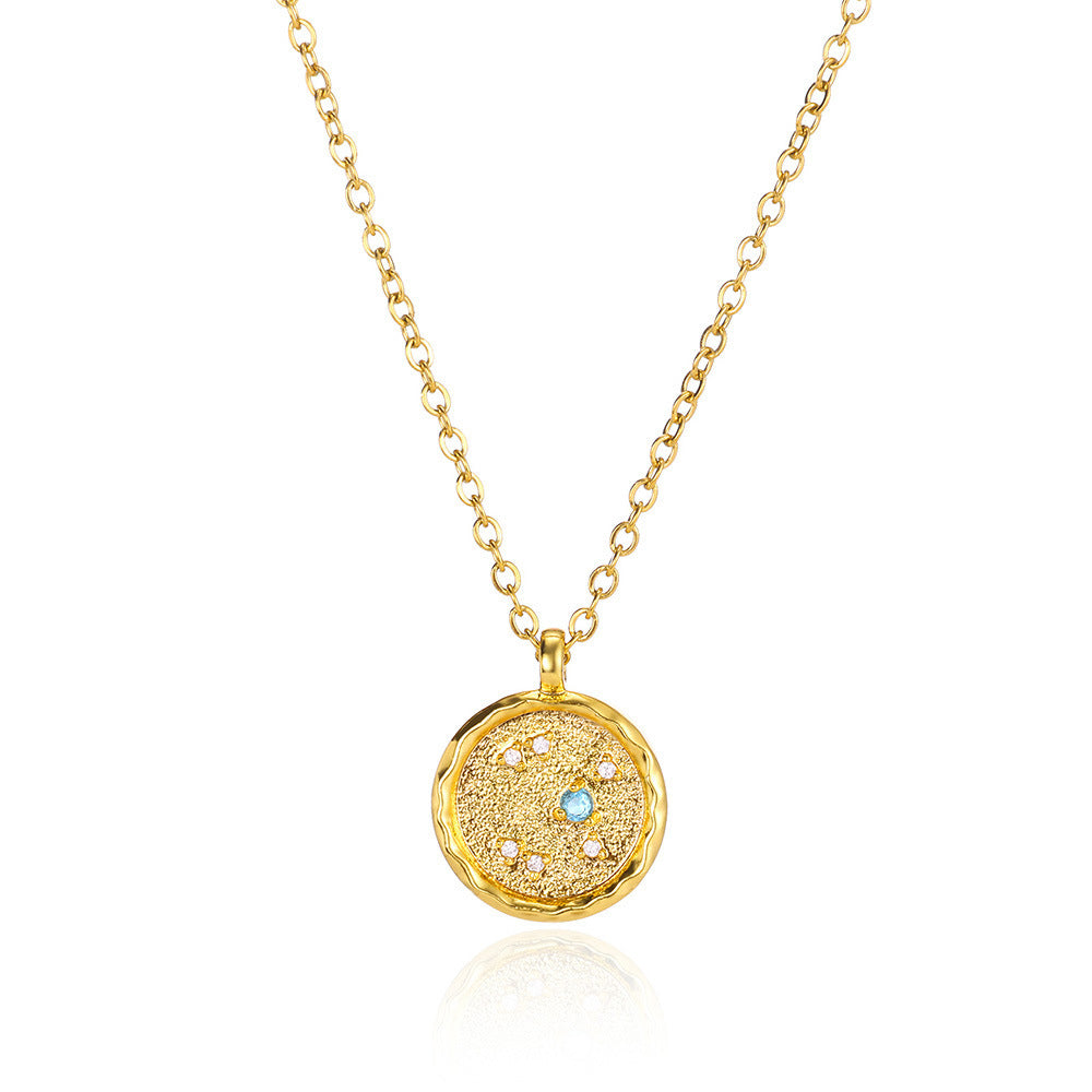 Brilliant Constellation Star Map Necklace