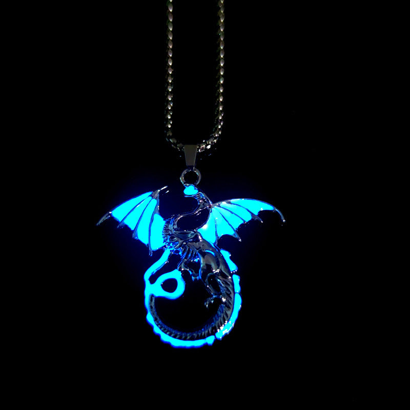 ITHINK SOMEWHERE WERE MORE VARIMystic Dragon Luminous Necklace