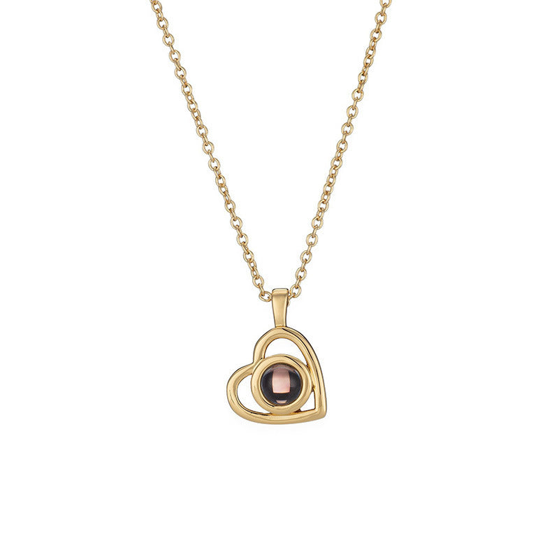 Customized "I Love You" Projection Necklace