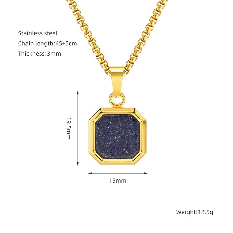 Grounded Square Necklace