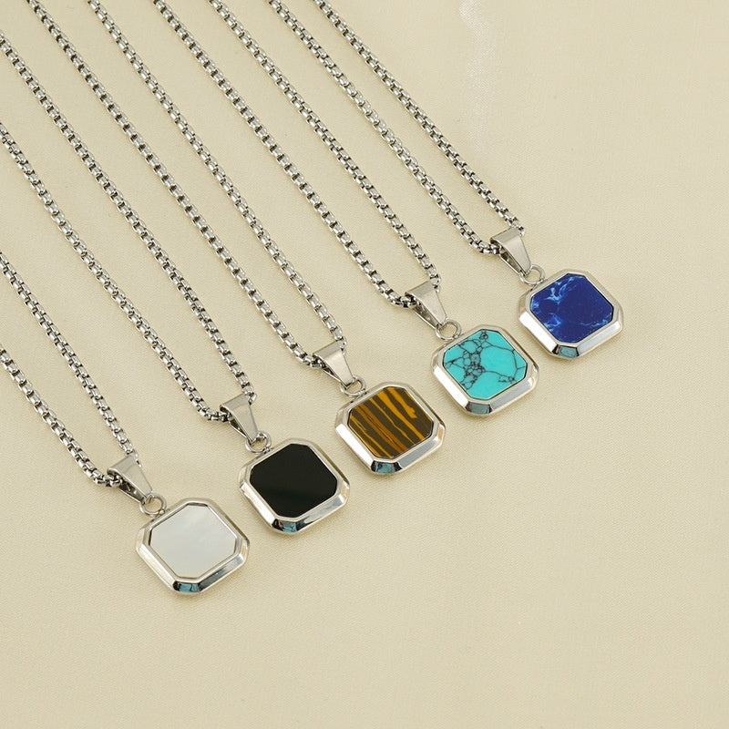 Grounded Square Necklace