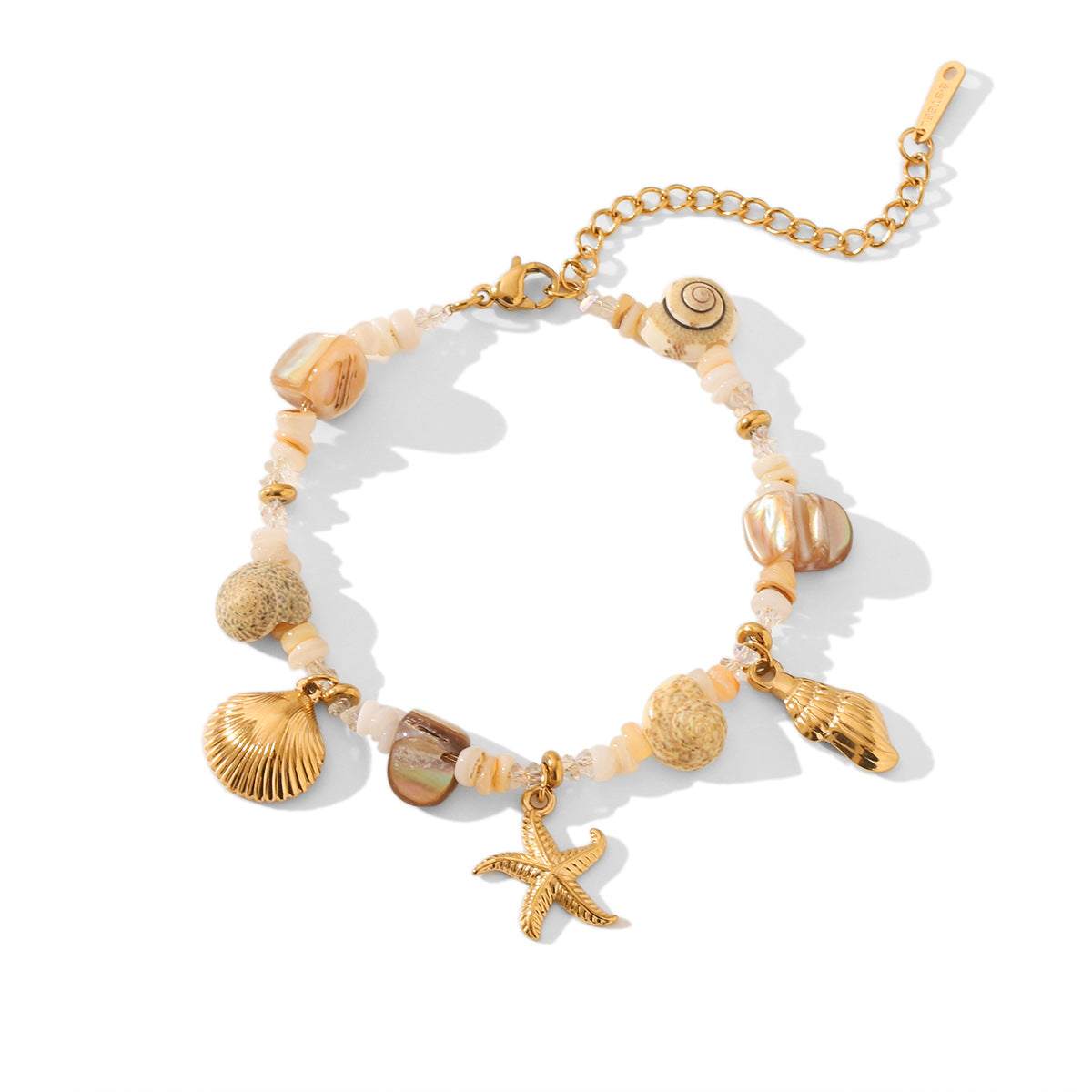 Treasured Starfish Shell Bracelet & Necklace
